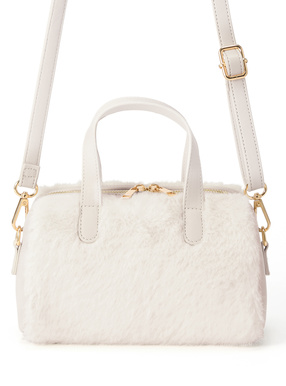 2Wayファーボストンバッグ