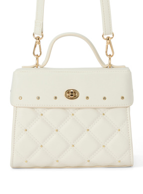 2Wayキルティングフラップバッグ