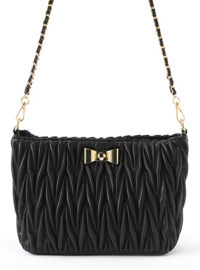 キルティングリボンチェーンショルダーバッグ