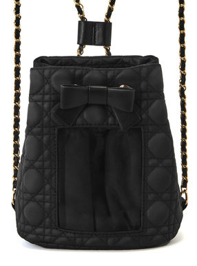 ぬい活キルティング巾着ミニリュック