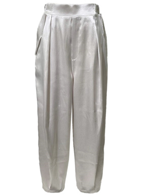 タックサテンパンツ