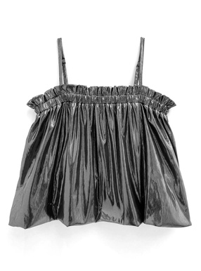 メタリックキャミソールビスチェ