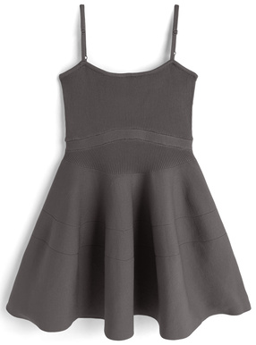 リブニットフレアキャミソールチュニック