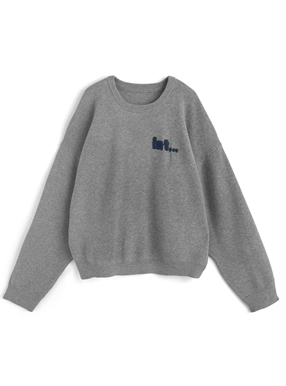 サガラロゴ刺繍ニットトップス