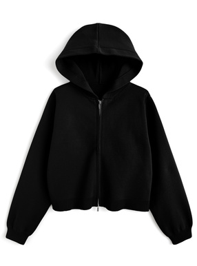 ダブルジップニットパーカー