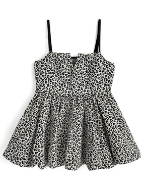 レオパード柄バルーンキャミソールチュニック