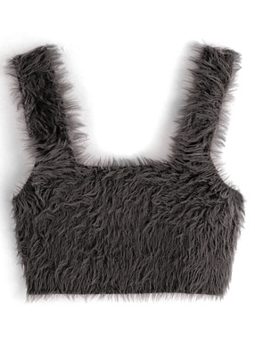 フェザーニットビスチェ