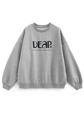 ロゴ刺繍スウェットトップス