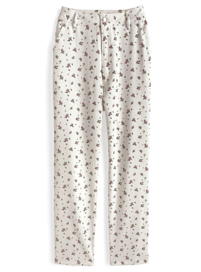 フラワーテーパードパンツ