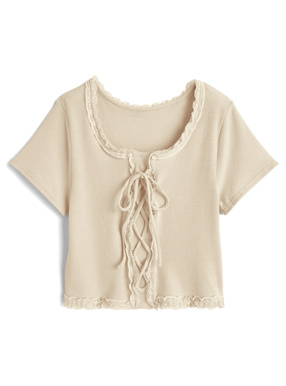 レースリボンテレコトップス