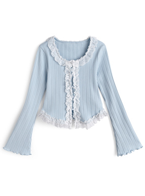 レースフリルトップス