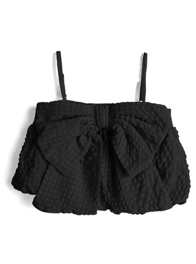 ビッグリボンバルーンキャミソールトップス