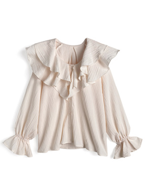 ラッフルフリルブラウス