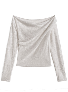 3Wayレースドレープトップス