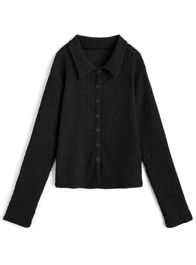 ウェーブシアーカーディガン