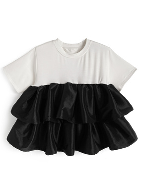 フリルドッキングTシャツ