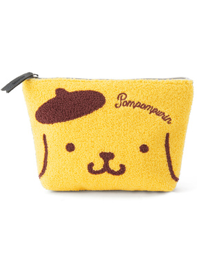 サンリオキャラクタース　ポムポムプリンもこもこポーチ