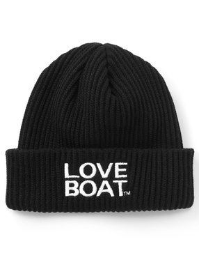 LOVE BOAT　ロゴニット帽