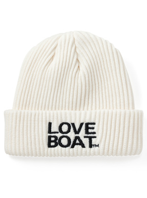 LOVE BOAT　ロゴニット帽