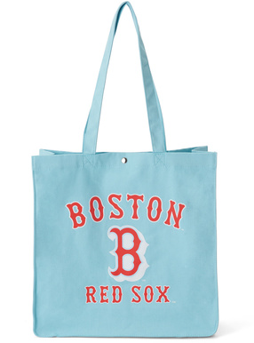 MLB ボストンレッドソックス　ロゴプリントトートバッグ