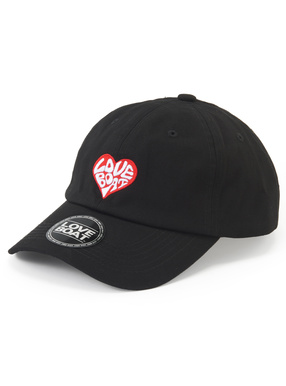 ハートロゴ刺繍キャップ