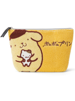 サンリオキャラクターズ　ポムポムプリンもこもこポーチ