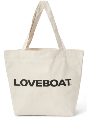 LOVE BOAT　ロゴプリントトートバッグ