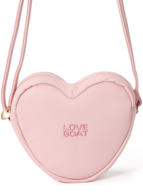 LOVE BOAT　ロゴハートショルダーバッグ