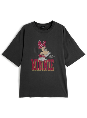 ディズニー ミニーマウス ピグメントTシャツ
