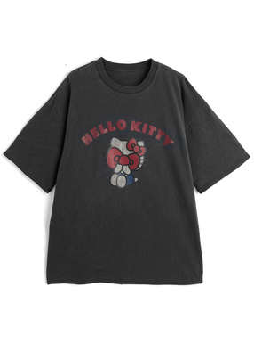 ハローキティ ピグメントTシャツ