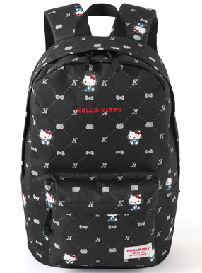 サンリオキャラクターズ　ハローキティモノグラム柄リュックサック