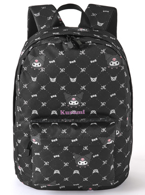 サンリオキャラクターズ　クロミモノグラム柄リュックサック