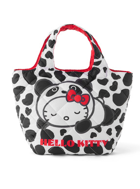 サンリオキャラクターズ　ハローキティカウ柄キルティングミニトートバッグ