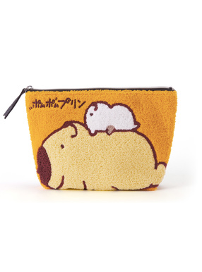 サンリオキャラクターズ　ポムポムプリン＆マフィンサガラポーチ