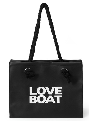 LOVE BOAT　ロゴスクエアトートバッグ