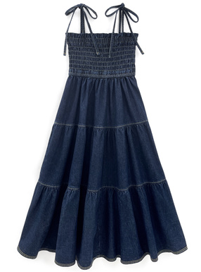 シャーリングキャミソールフレアワンピース