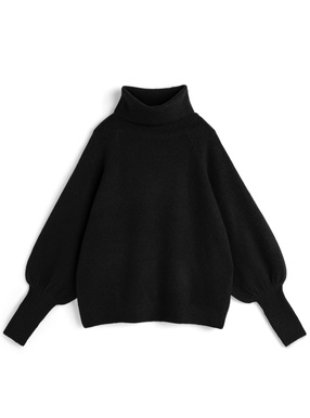 ハイネックニットトップス