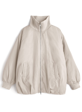 ハイネックダブルジップブルゾン