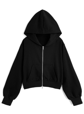 ダブルジップスウェットパーカー