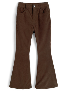 コーデュロイフレアパンツ