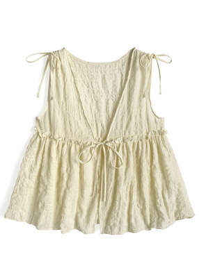 リボンフレアベスト