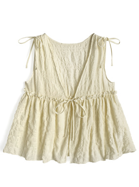 リボンフレアベスト