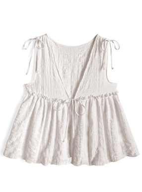 リボンフレアベスト