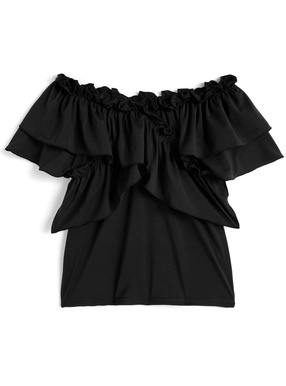 2Wayクロスフリルトップス