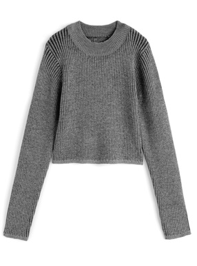 リブニットトップス