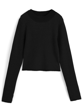 リブニットトップス