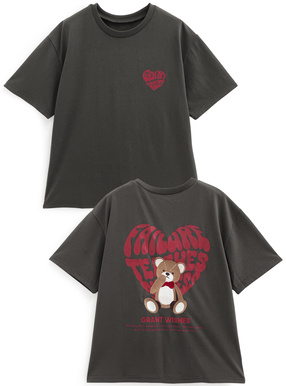 プリントTシャツ(グレー) | レディースファッション通販の
