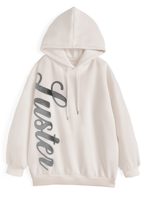 ベロアロゴスウェットトップス