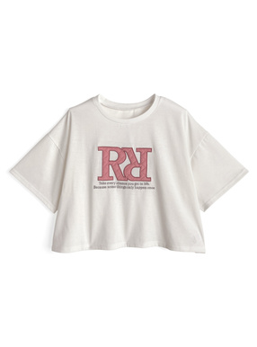 キルティングロゴTシャツ