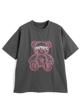 ベア刺繍Tシャツ